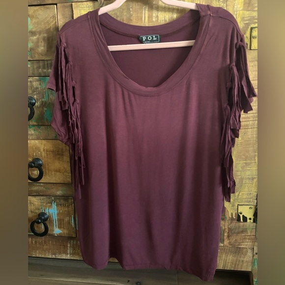 POL Knotty Fringe Tee NWOT - Picture 1 of 4